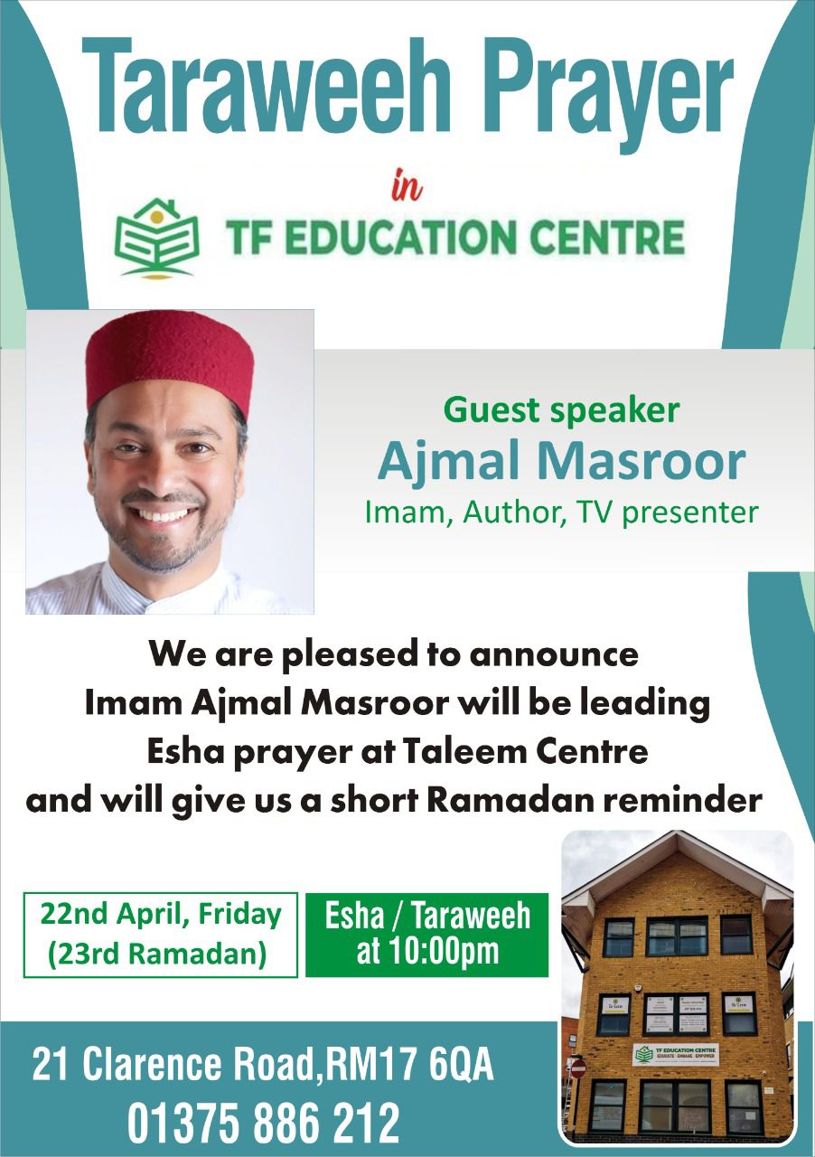 Guest Speaker- Imam Ajmal Masroor