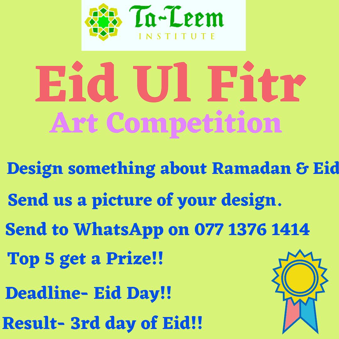 Eid Ul Fitr – Art Competition