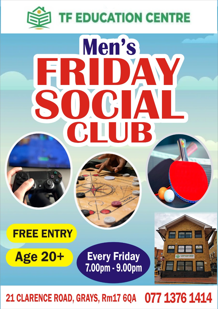 Men’s Friday Social Club